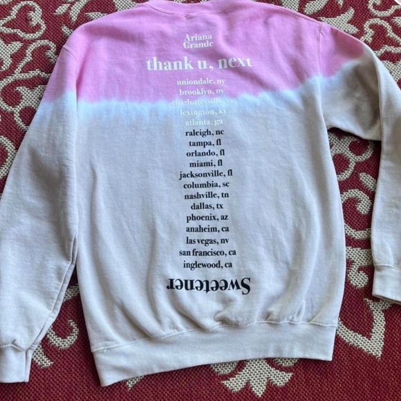 RARE Ariana Grande “Thank U Next” Crewneck - S - Picture 3 of 4